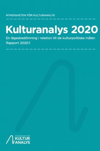 Omslagsbild Kulturanalys 2020